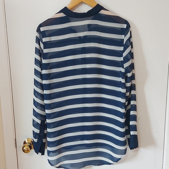 Aritzia sunday best stripped blue/White size S - Picture 8 of 14